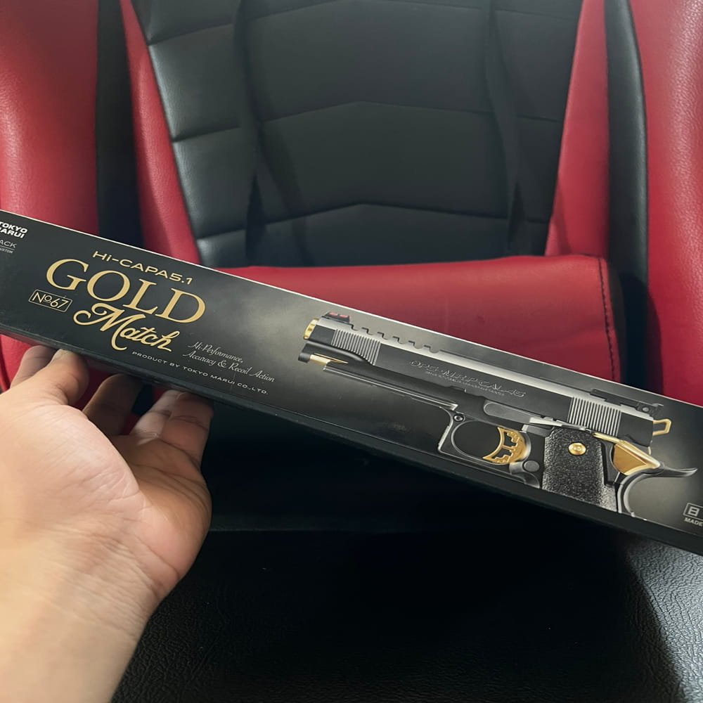 Tokyo Marui Hi-Capa 5.1 Gold Match GBB Airsoft – Gas Blowback Pistol 6mm (6)